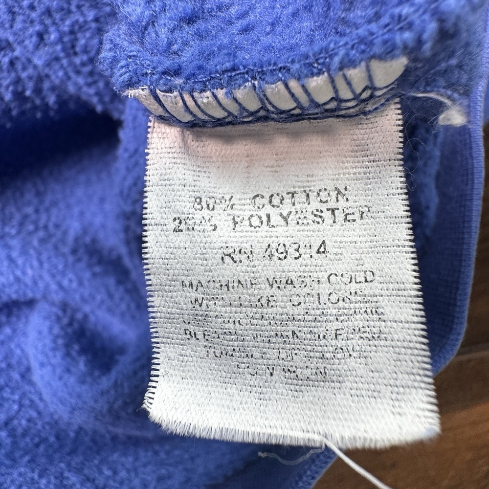 Los Angeles Dodgers Blue Hoodie Sewn Logo Gear For Sports G Big Cotton Men's XL - Picture 11 of 11